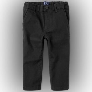2-Toddler Stretch Skinny Chino Pants - Black